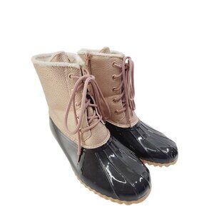 Sporto Women's Size 8 Brown Thermolite Waterproof Duck Boots